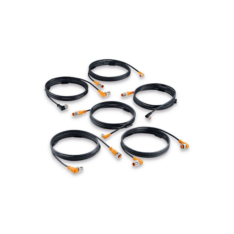 5芯M12規(guī)格，公母頭傳感器連接器-IFM產品推薦